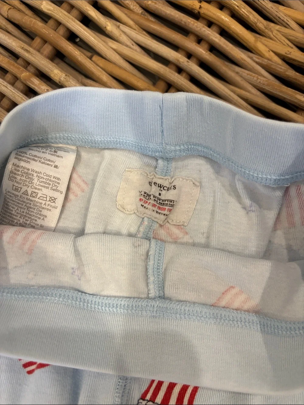 Crewcuts Light Blue Popcorn-Print Pajama Set